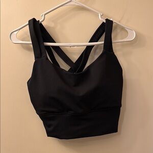 Senita Athletics Black Sports Bra